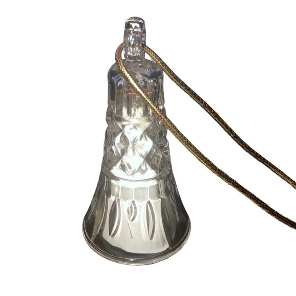 MIKASA Crystal Glass Bell "Heavenly Music" Christmas Xmas Ornament Germany - Picture 1 of 4